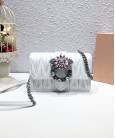 Сумка Miu Miu Lady Matelassé Shoulder Bag White